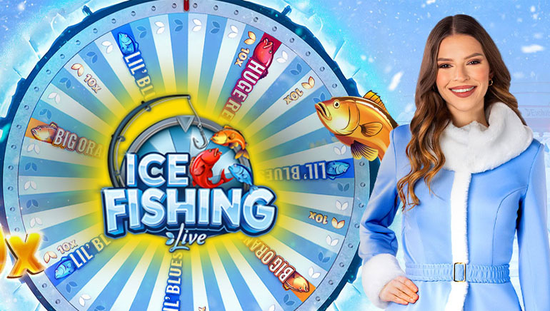 Wheel-based live game concept for Ice Fishing
